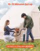 Inflatable Tent for Camping 3-5 Person Glamping Tent with Pump Canopy